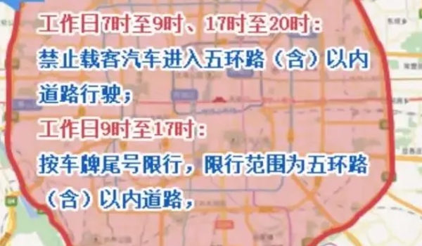 北京限行时间段几点到几点 本地车限行时间为07:00至20:00